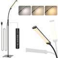KEBINCPLED 1.4M USB Dimmable LED Floor Lamp Gooseneck LED Floor Lamp Richie's Black Touch USB No plug