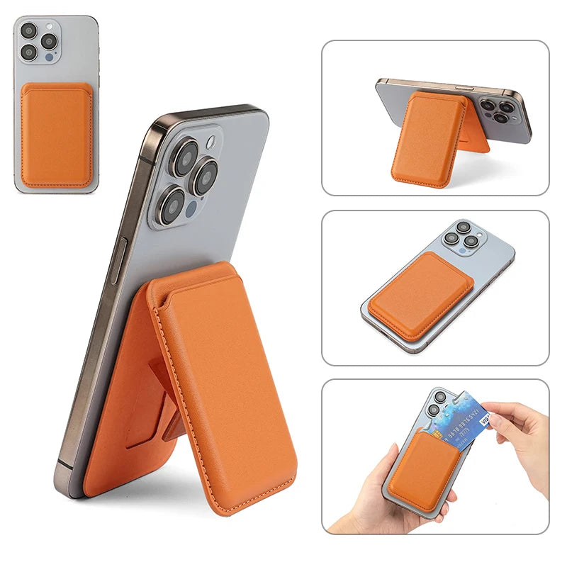 MagSafe Magnetic Wallet Stand for iPhone 16–12 | Card Holder Magnetic Wallet Stand Richie's