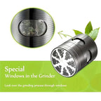 60mm Four-Layer Zinc Alloy Herb & Spice Grinder Herb Spice Grinder Richie's