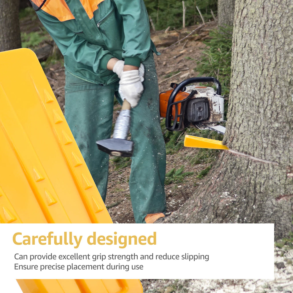 6-Piece Plastic Tree Felling Wedges – Chainsaw Logging Set Tree Felling Wedges Richie's