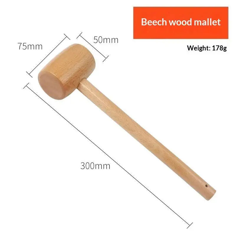 Beech Wood Mallet – Craft Hammer for Jewelry Making & DIY Wooden Mallet Richie's XXL
