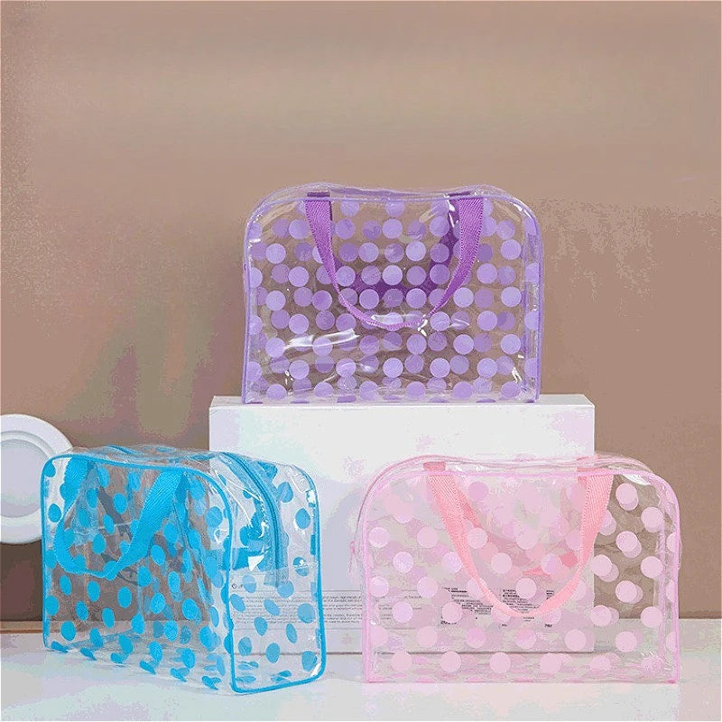 Mesh Shower Bag Portable Travel Toiletry & Makeup Pouch Toiletry Bag Richie's