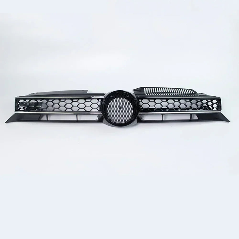 VW Golf 6 MK6 GTI Honeycomb Front Grille 2009–2013 | ABS Front Bumper Grille Richie's Starter Silver Line