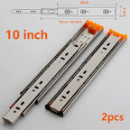 Push-to-Open Drawer Slides 10" Full Extension Soft-Close Black Drawer Slides Richie's 304 Stainless steel 16inch (40cm) China Mainland