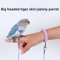 Adjustable Breathable Parrot Flight Harness & Walking Leash Bird Flight Harness Richie's Purple-Style2