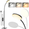 KEBINCPLED Circular LED Floor Lamp USB Dimmable 180 LEDs LED Floor Lamp Richie's Black Big Switch USB No plug