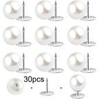 Imitation Pearl Snap Buttons No-Sew Detachable 10/20/30 Pcs Sewing Buttons Richie's 30pcs