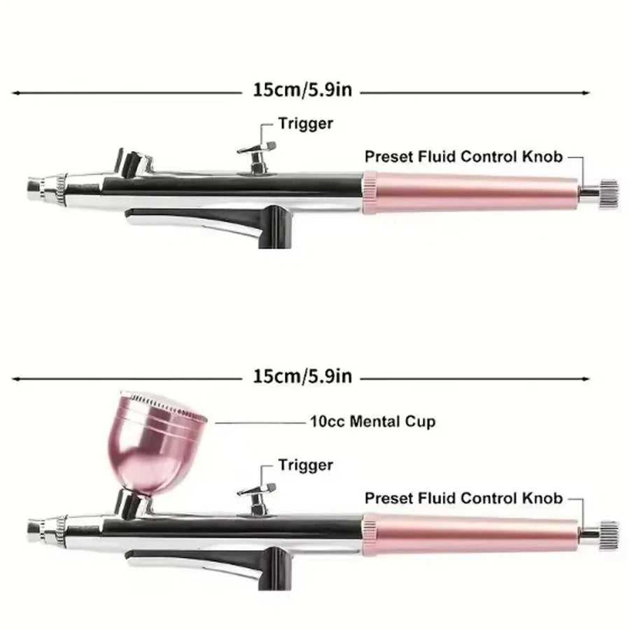 Portable Single Action Airbrush Pen – 0.3mm Nozzle Spray Gun Airbrush Spray Gun Richie's
