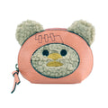 3D Bear Women's Coin Purse Makeup Bag & Earbud Pouch Coin Purse Pouch Richie's A9306