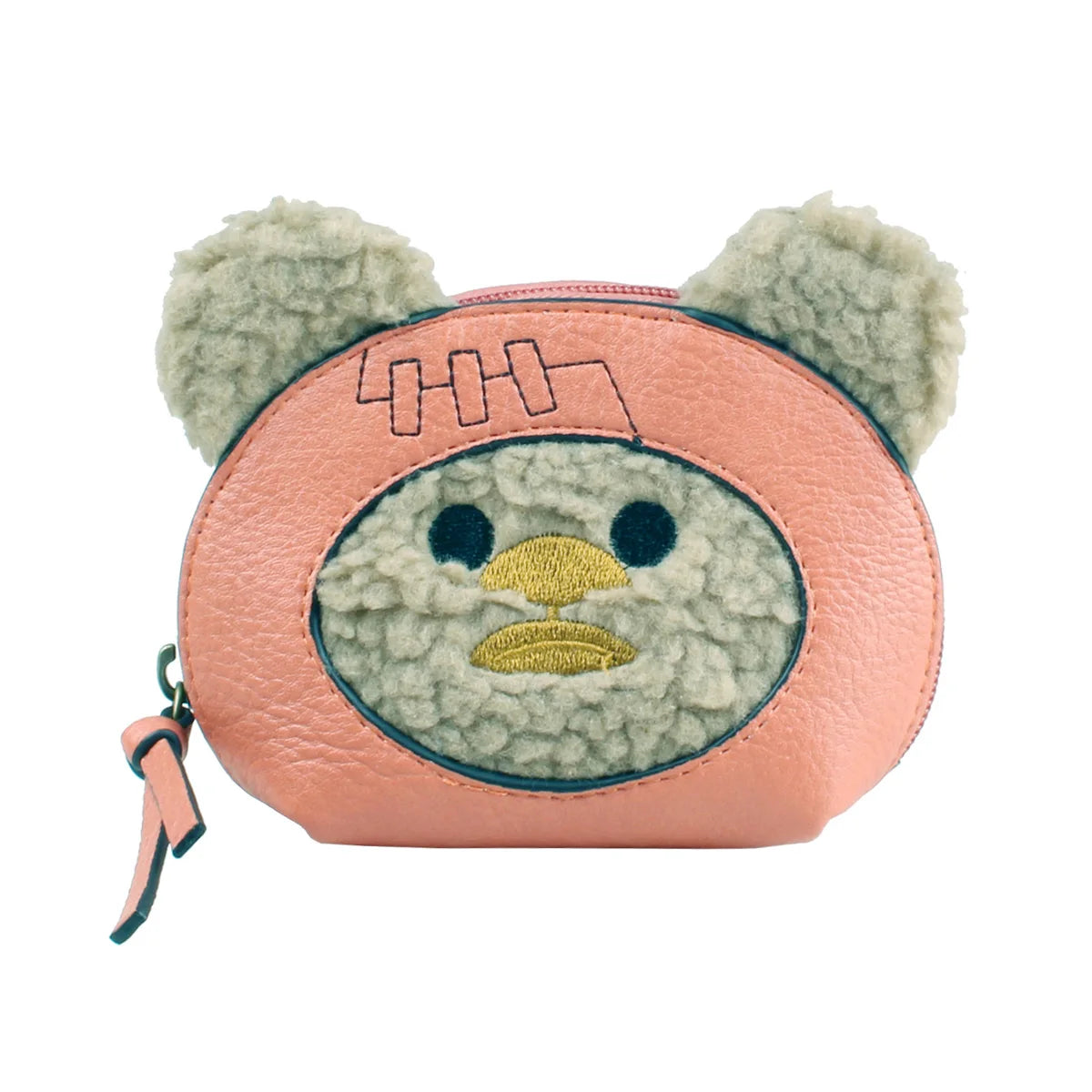 3D Bear Women's Coin Purse Makeup Bag & Earbud Pouch Coin Purse Pouch Richie's A9306