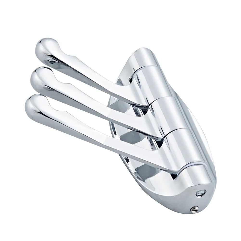 Triple Swivel Coat Hook Zinc Alloy Wall Mounted Folding Hanger Wall Hook Hanger Richie's