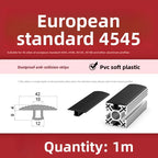 Kande Aluminum Profile Sealing Strip – Anti-Collision Dust Guard Profile Sealing Strip Richie's EU4545 1M
