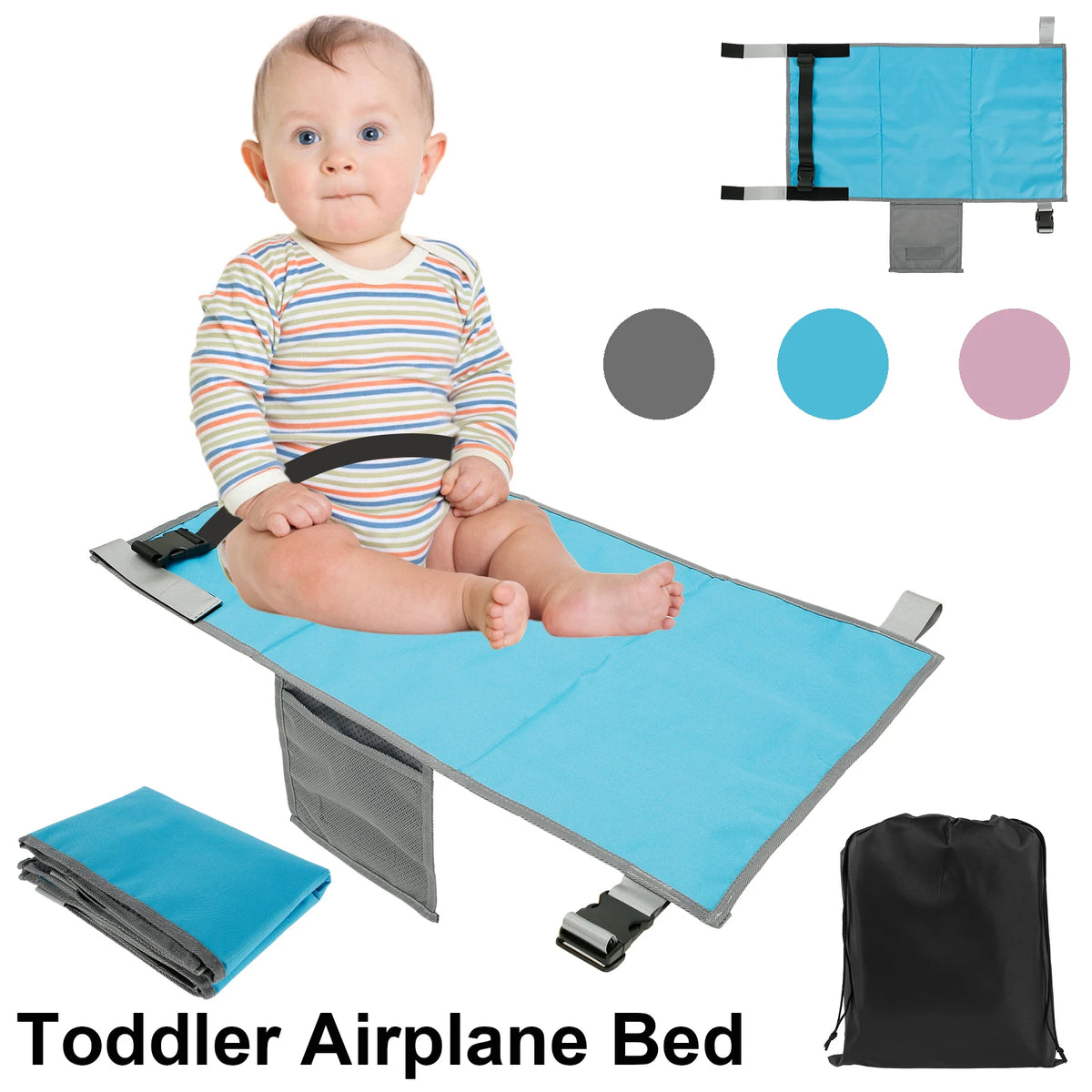 Toddler Airplane Seat Extender & Foot Hammock for Kids Travel Kids Travel Accessory Richie's