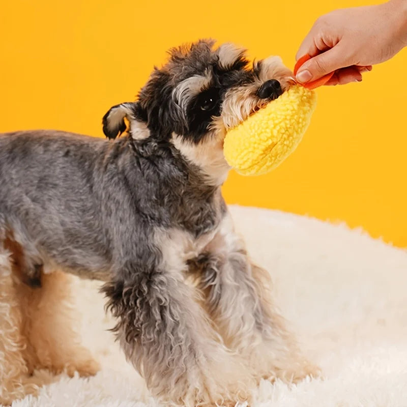 Shrimp Shape Dog & Cat Chew Toy – Fleece Interactive Toy Interactive Pet Toy Richie's