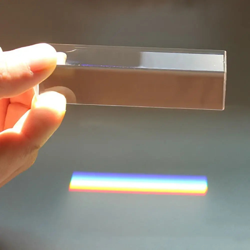 K9 Crystal Triangular Prism – Rainbow Optical Refraction Glass Optical Glass Prism Richie's