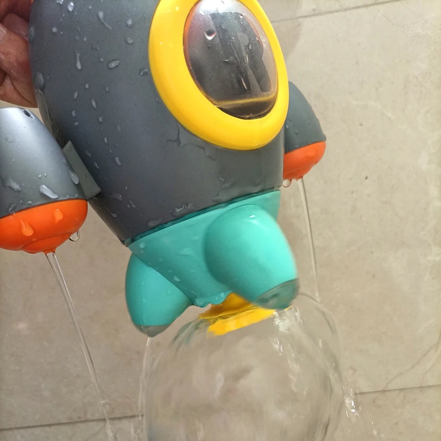 Rotating Rocket Spray Bath Toy Handheld Showerhead for Kids Kids Bath Toy Richie's