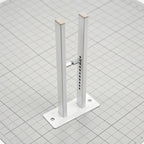 Aluminum Radiator Floor Bracket – Universal Panel Radiator Support Radiator Floor Bracket Richie's