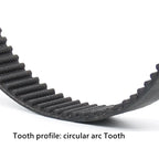 HTD 5M Black Rubber Timing Belt 15mm Width – 245mm to 330mm Timing Belt Richie's