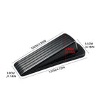PVC Door Stopper Wedge Non-Slip Anti-Slam Punch-Free Holder Door Stopper Wedge Richie's Black