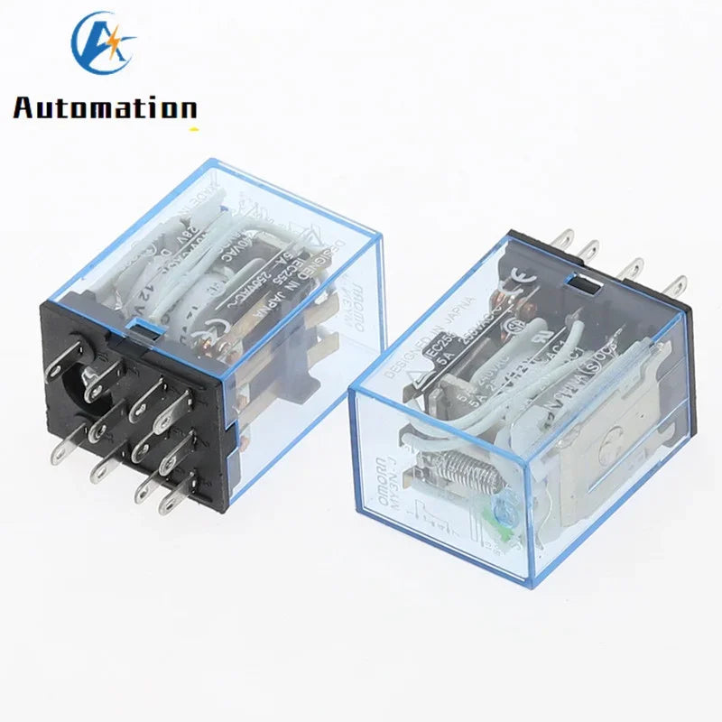 MY3NJ 11-Pin Micro Electromagnetic Relay DC12V 24V AC220V Electromagnetic Relay Richie's