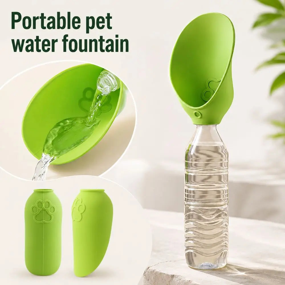 Portable Silicone Folding Dog Water Bowl – Food-Grade Pet Cup Portable Pet Bowl Richie's
