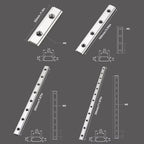 Aluminum Alloy Miter Track Jig T-Slot M6 Slider Rail Guide Miter Track Jig Richie's