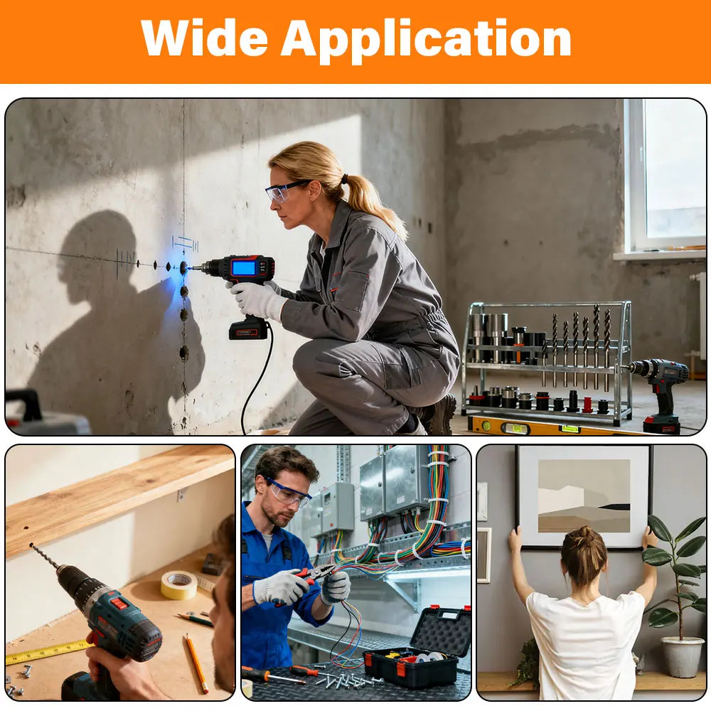 5-in-1 Wall Stud Detector – Wood, Metal & AC Wire Scanner Wall Stud Finder Richie's