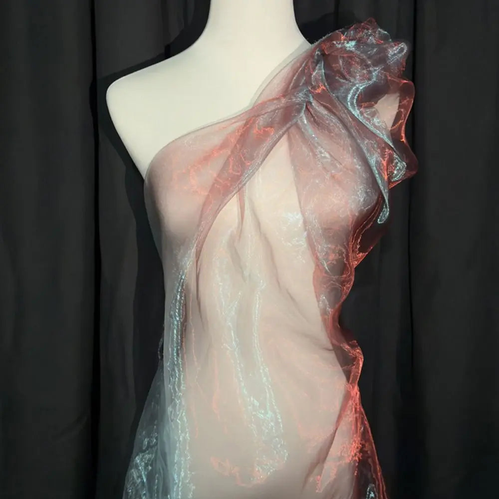 150x100cm Two-Tone Gradient Organza Fabric – Sheer Craft Yarn Organza Craft Fabric Richie's