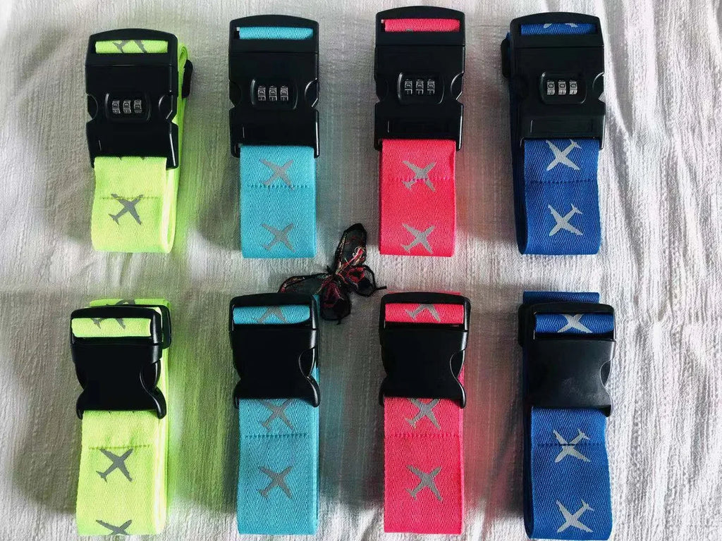 Adjustable Luggage Strap with Password Lock | Travel Belt Luggage Strap Lock Richie's