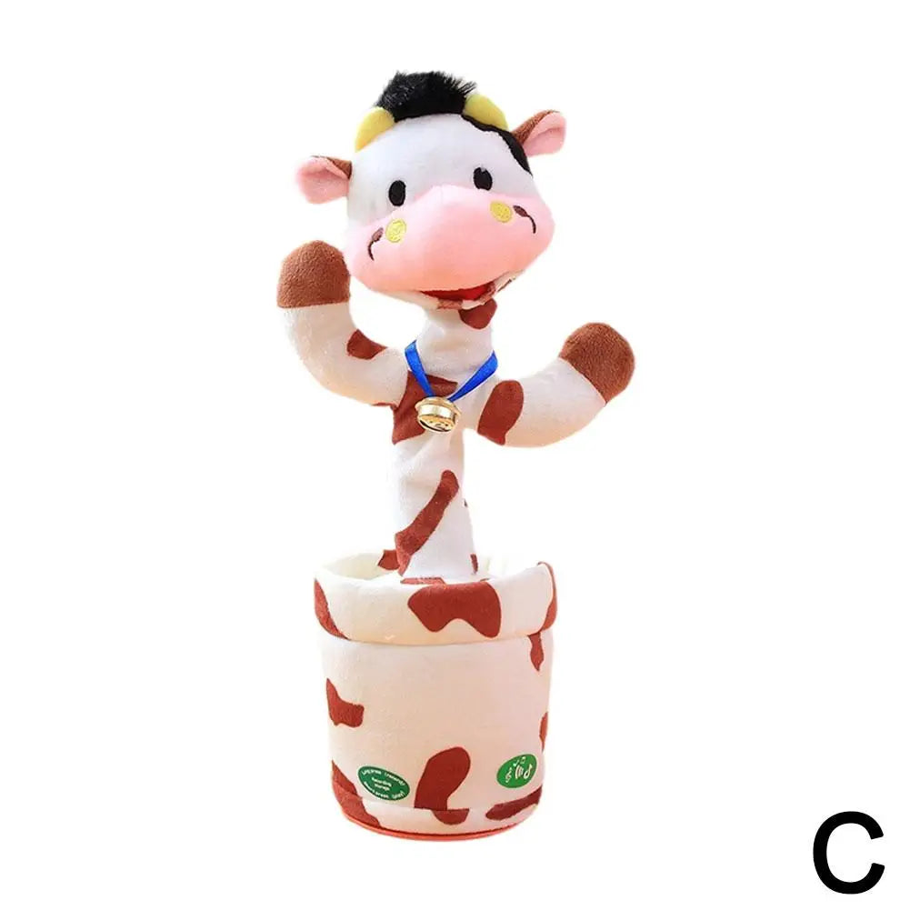 Talking Dancing Bunny Plush Toy – Sings, Repeats & Wiggles Interactive Plush Toy Richie's cow