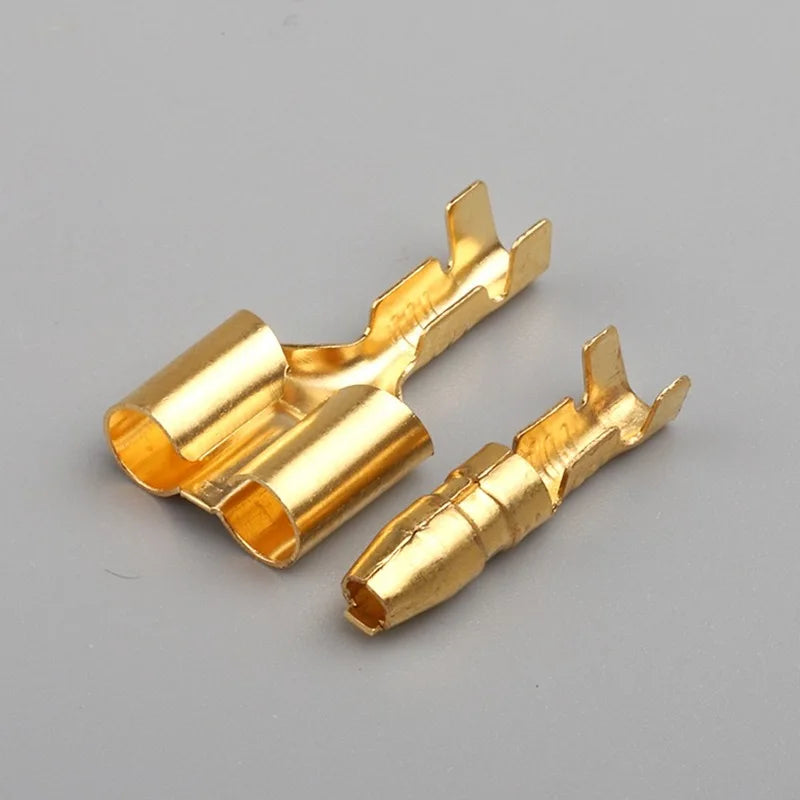 4mm Bullet Terminal Car Wire Connectors – Male & Female Sets Wire Connector Set Richie's
