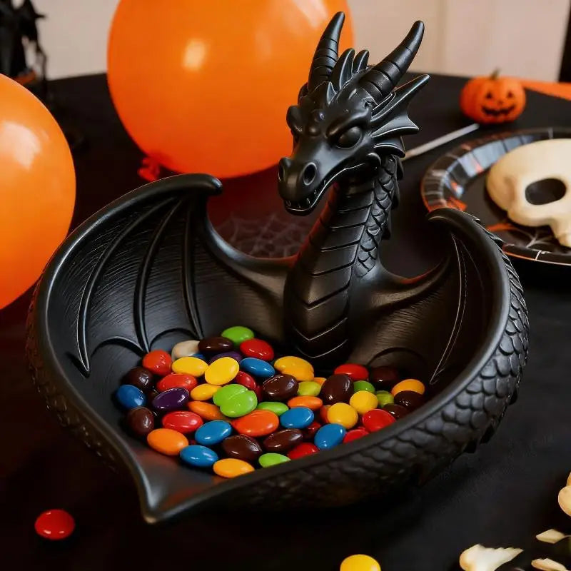 3D Printed Dragon Jewelry Tray | Minimalist Desk Key Organizer Decorative Storage Tray Richie's