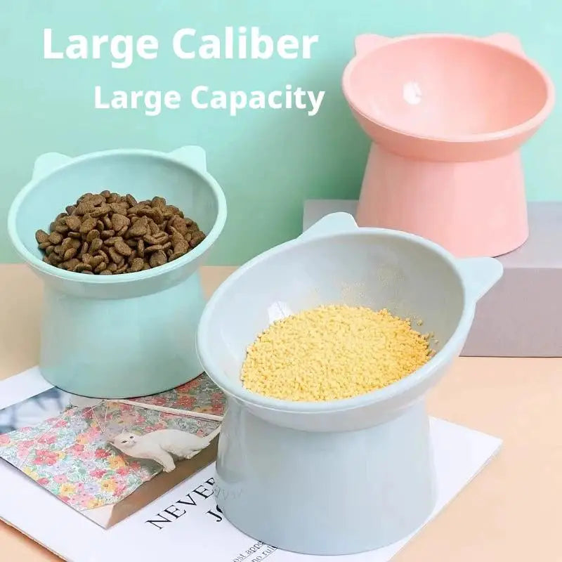 Tilted Elevated Cat Bowl | Whisker-Friendly Pet Feeder Elevated Pet Bowl Richie's