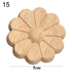 Floral Wood Carved Appliques – Decorative Furniture Corner Accents Wood Carved Applique Richie's 15