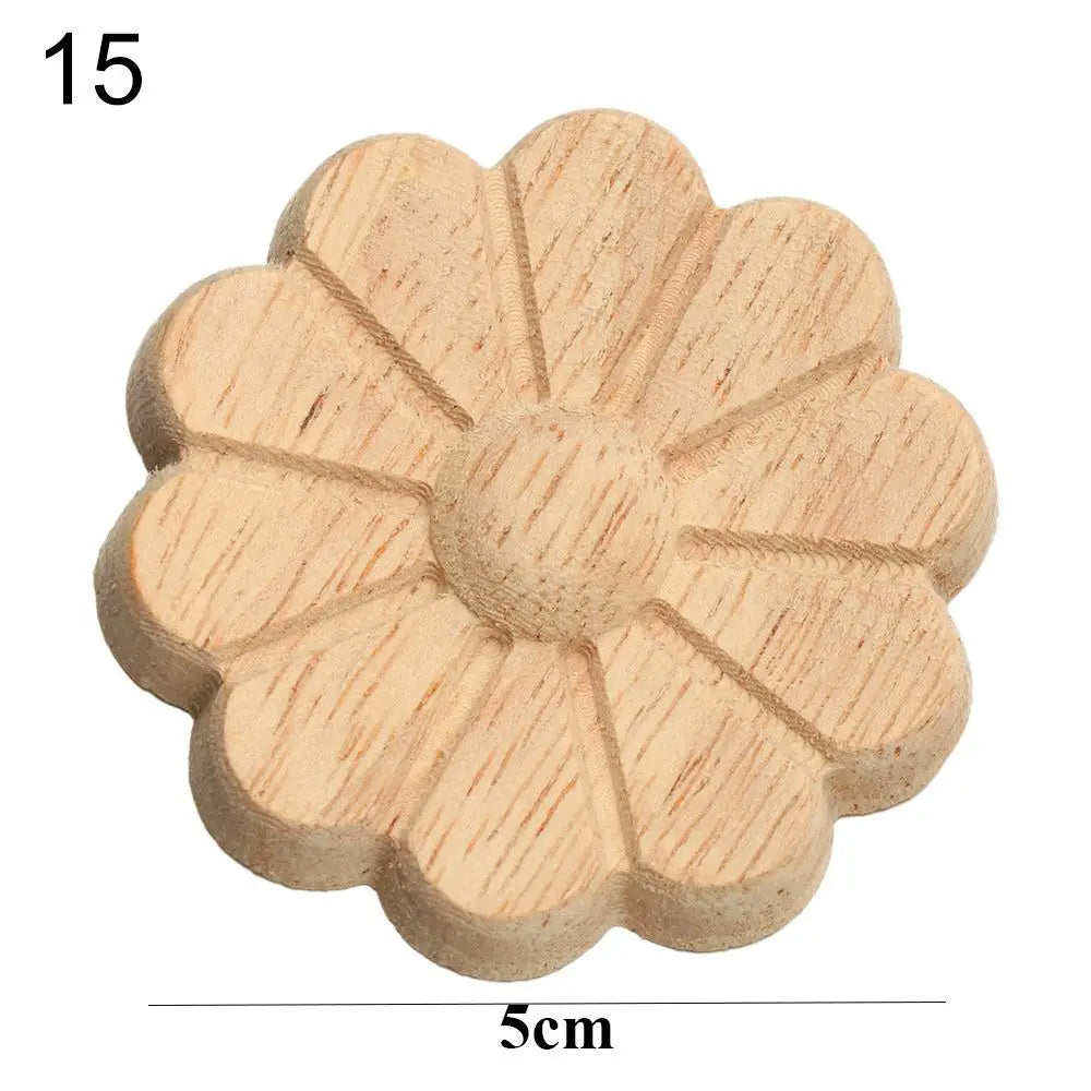 Wood Carved Floral Appliqué – Corner Furniture Frame Decoration Wood Carved Appliqué Richie's 15