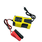 6V/12V 2A Automatic Car Battery Charger LCD – AGM GEL Calcium Battery Charger Richie's Yellow
