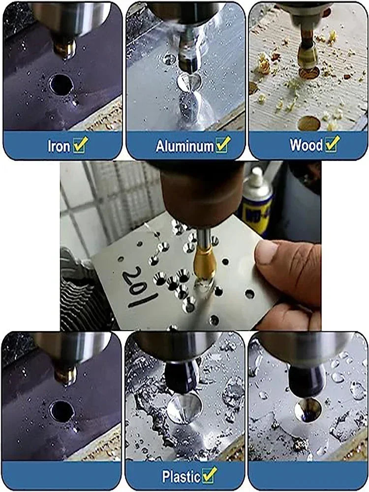 Titanium-Plated HSS Countersink Drill Bit – Deburring & Chamfer Tool Countersink Drill Bit Richie's