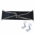 Under Desk Foot Hammock 3-Pack – Adjustable Footrest Sling Desk Footrest Hammock Richie's Black