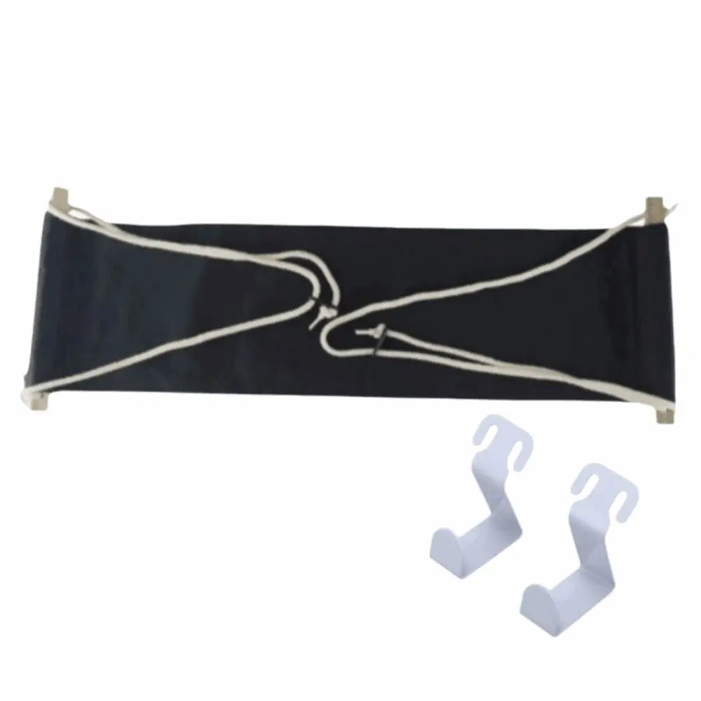 Under Desk Foot Hammock 3-Pack – Adjustable Footrest Sling Desk Footrest Hammock Richie's Black