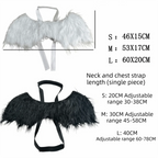Dog Wing Costume – Adjustable Angel & Fantasy Pet Wings S/M/L Dog Costume Wings Richie's