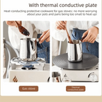 304 Stainless Steel Milk Heating Pot with Graduated Scale Milk Heating Pot Richie's
