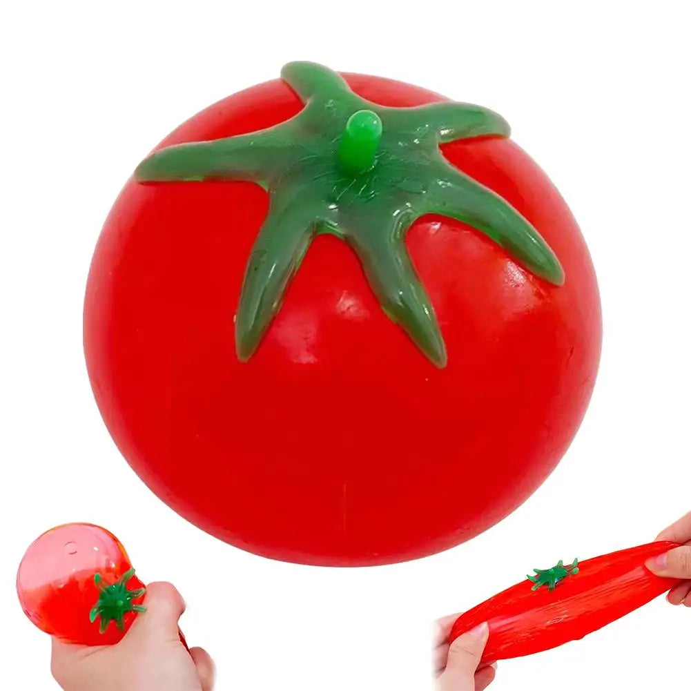 Squishy Tomato Squeeze Fidget Ball – Sensory Toy Kids Adults Fidget Squeeze Toy Richie's Tomato