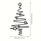 Metal Christmas Tree Wall Art – Indoor & Outdoor Holiday Decor Christmas Wall Decor Richie's