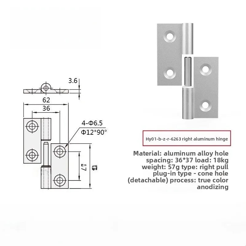 Plug-In Aluminum Alloy Cabinet Door Hinge – Quick Release Cabinet Door Hinge Richie's
