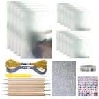 DIY Foil Paper Craft Kit – Gold & Silver Embossing Set Foil Craft Kit Richie's Silver