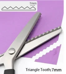 Wave Lace Pinking Scissors 3/5/7mm – Stainless Steel Shears Pinking Shears Richie's Triangle 7mm