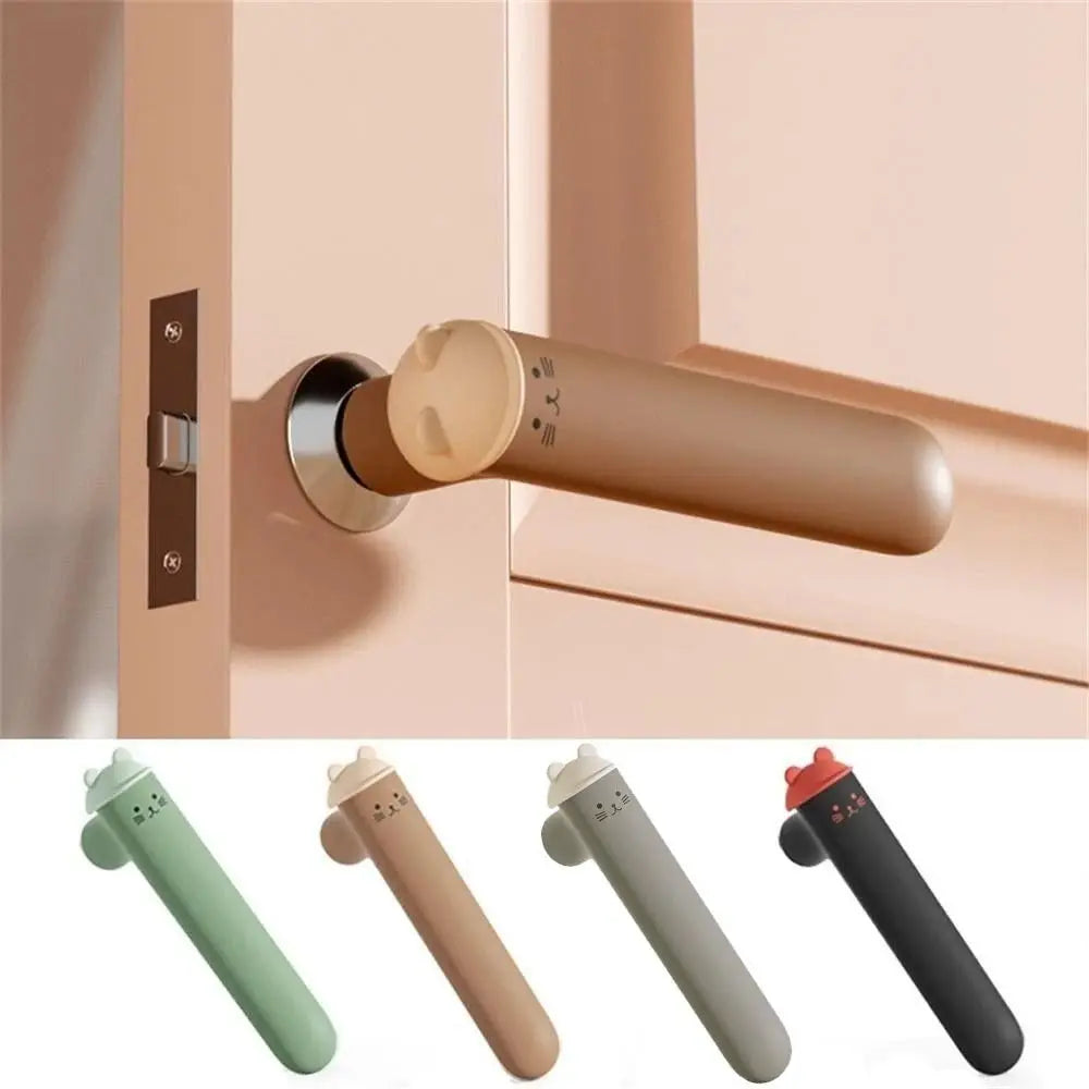 Cat Shape Silicone Door Knob Cover – Wall Protection & Noise Door Handle Cover Richie's