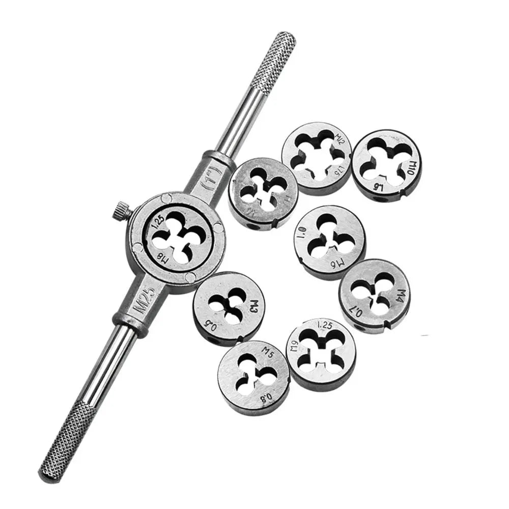 20Pc Metric Hand Tap & Die Set M3–M12 Carbide Threading Kit Tap & Die Set Richie's