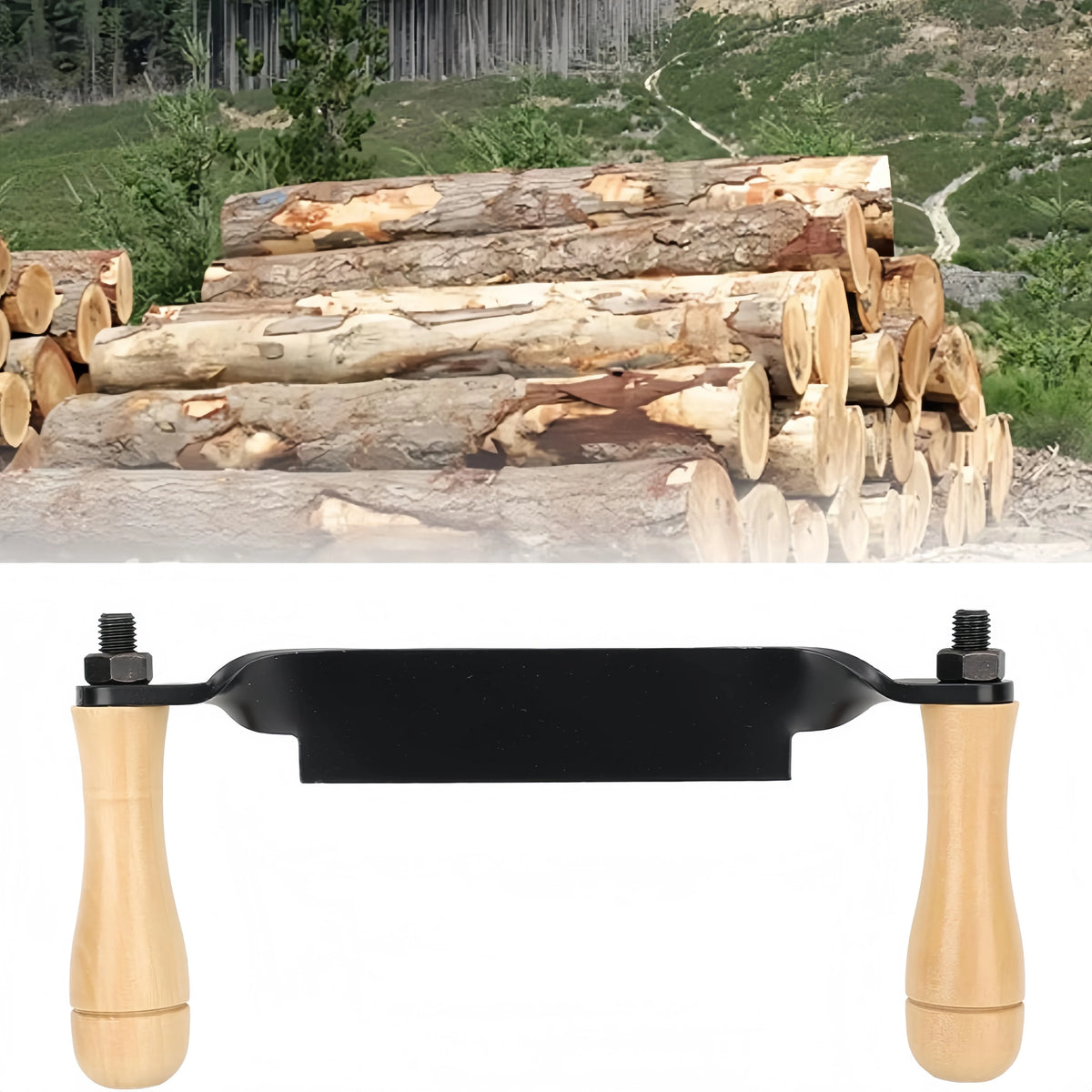 Draw Shave Bark Removal Tool – Ergonomic Wood Debarking Hand Tool Woodworking Hand Tool Richie's