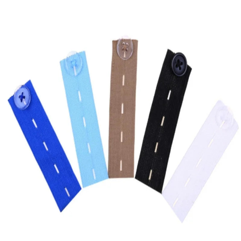 5-Pack Jeans Waist Extender Buckles – Adjustable Elastic Waist Extender Buckles Richie's